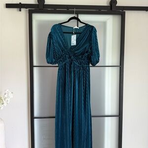 Elegant Teal Dress